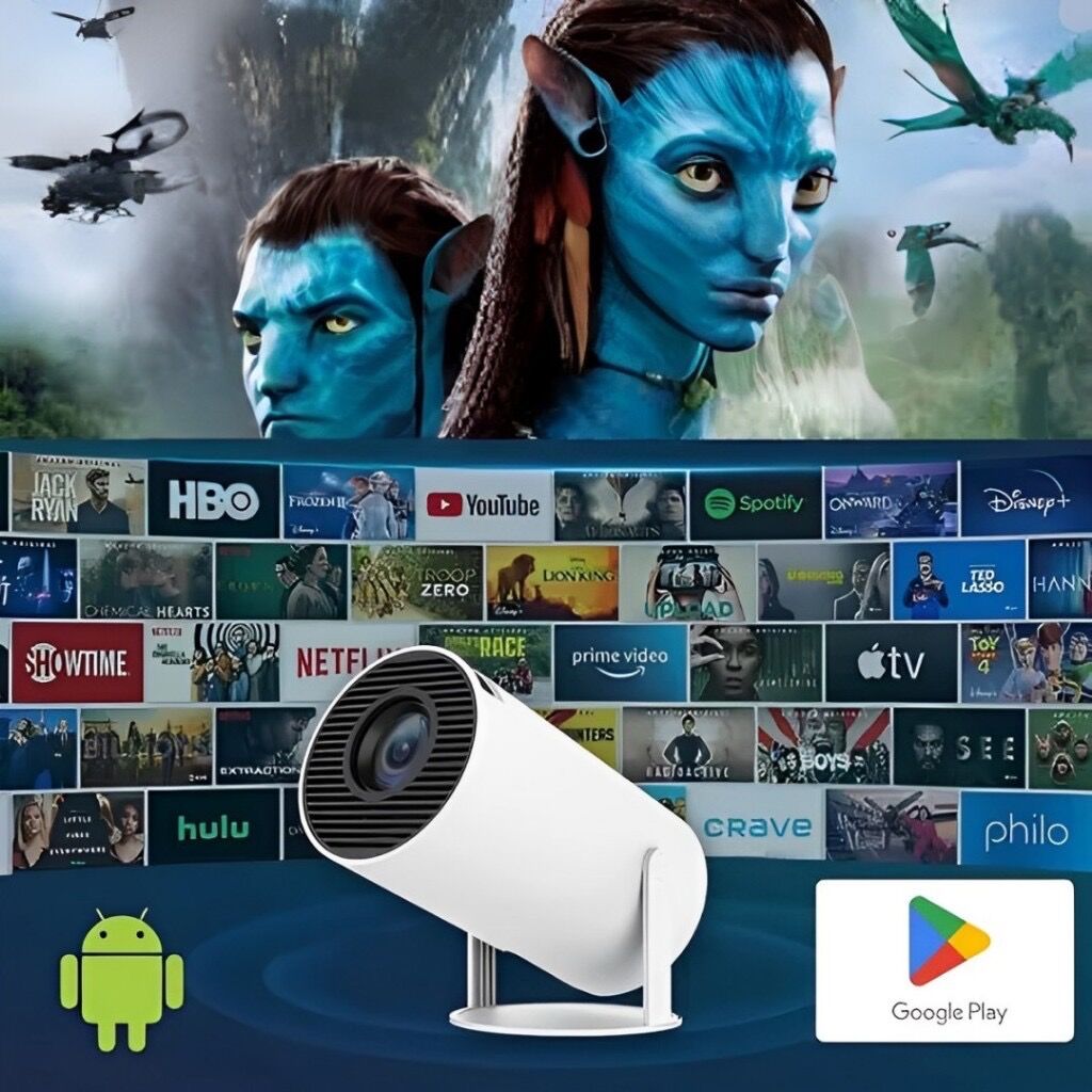 PROJETOR ULTRA HD (CINEMA EM CASA)