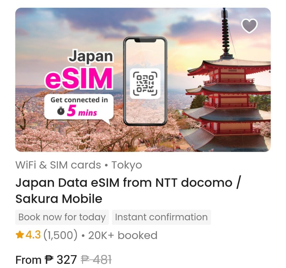 Sakura Mobile e-Sim