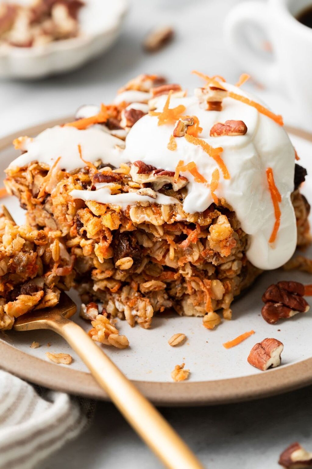 Carrot Cake Baked Oatmeal