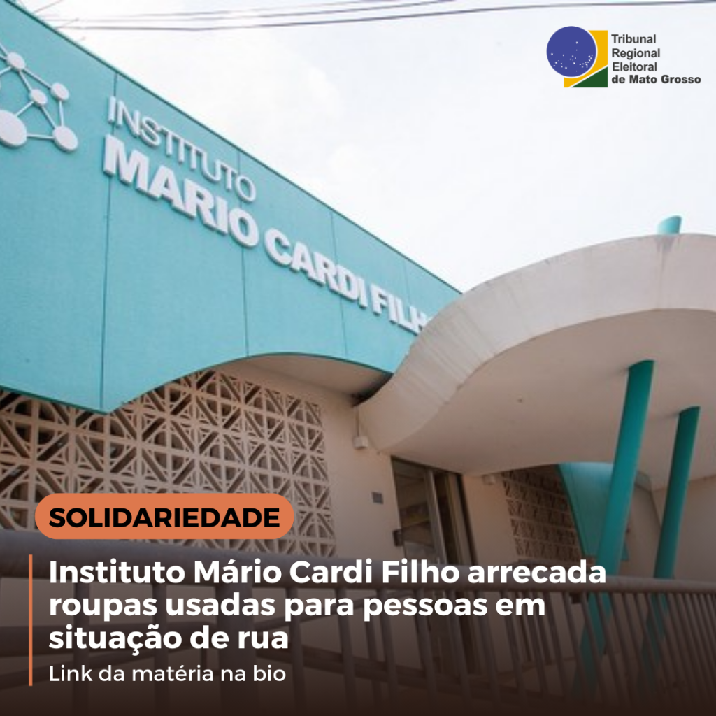 Instituto M&aacute;rio Cardi Filho arrecada roupas usadas para pessoas em situa&ccedil;&atilde;o de rua