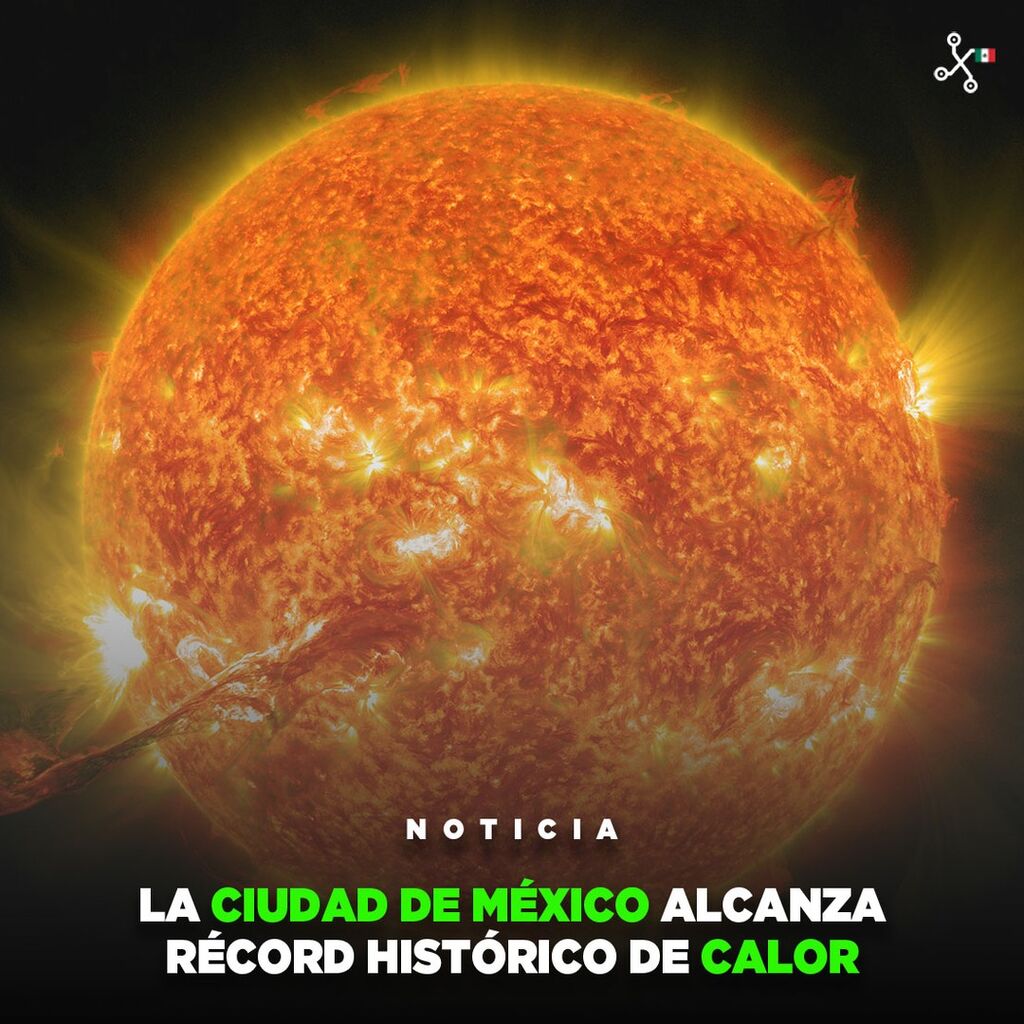 CDMX rompe r&eacute;cord de temperatura: nunca se hab&iacute;a registrado tanto calor como este 15 de abril