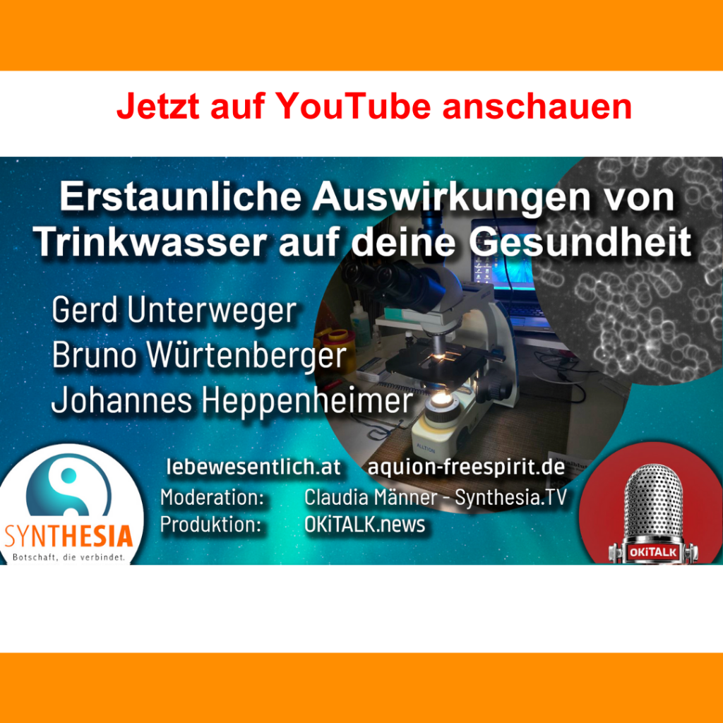 VIDEO - Erstaunliche Auswirkungen von Trinkwasser auf deine Gesundheit