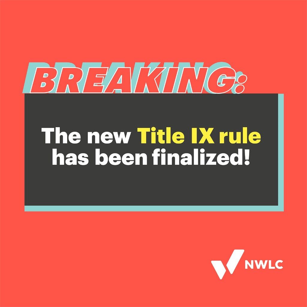 BREAKING: Title IX Rule Finalized