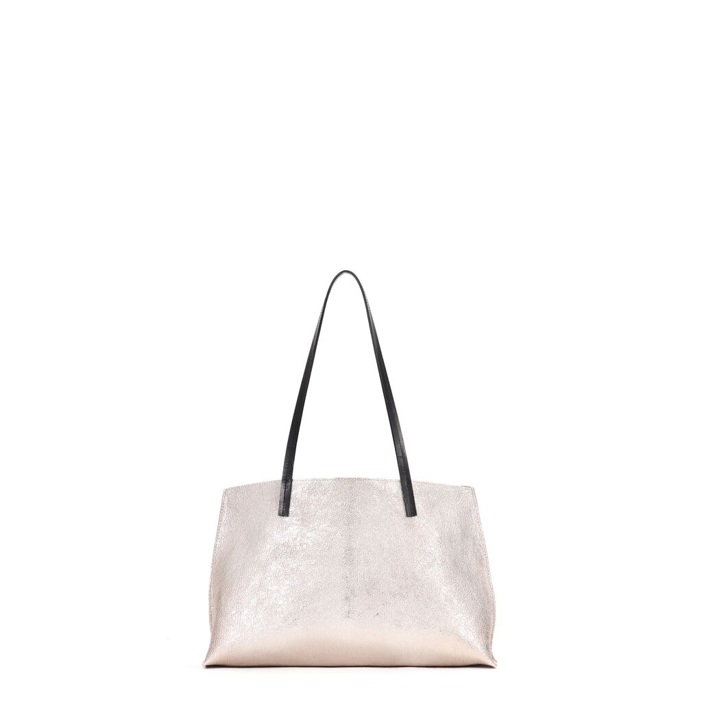 RESORT SHOPPER CRINKLED SILVER use code TWINS10 for 10% off 