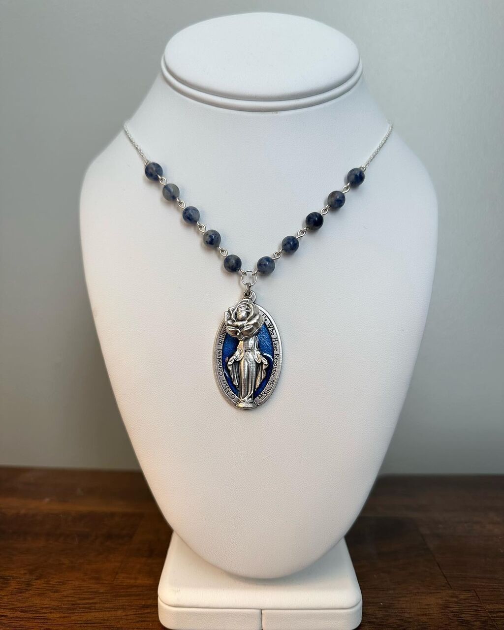 Miraculous Medal with Locket Necklace