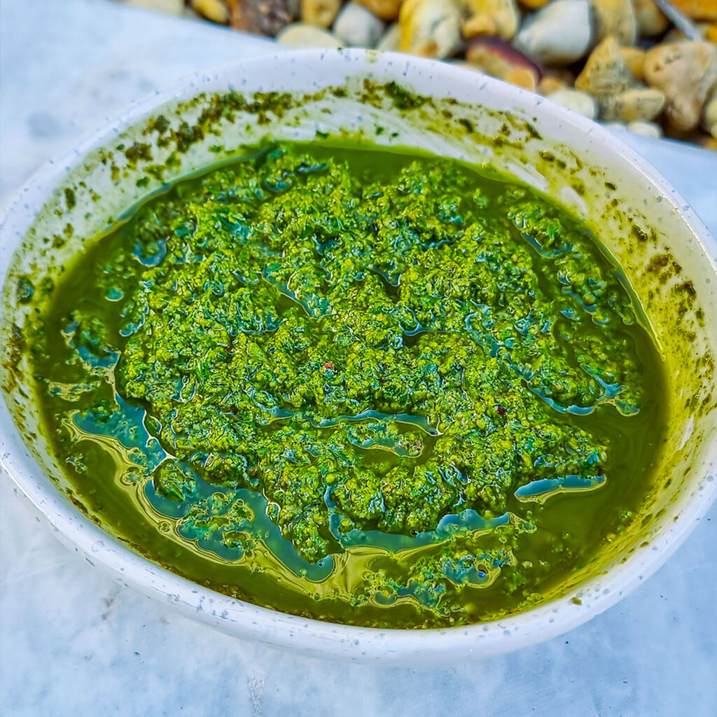 Basil and Pistachio Pesto