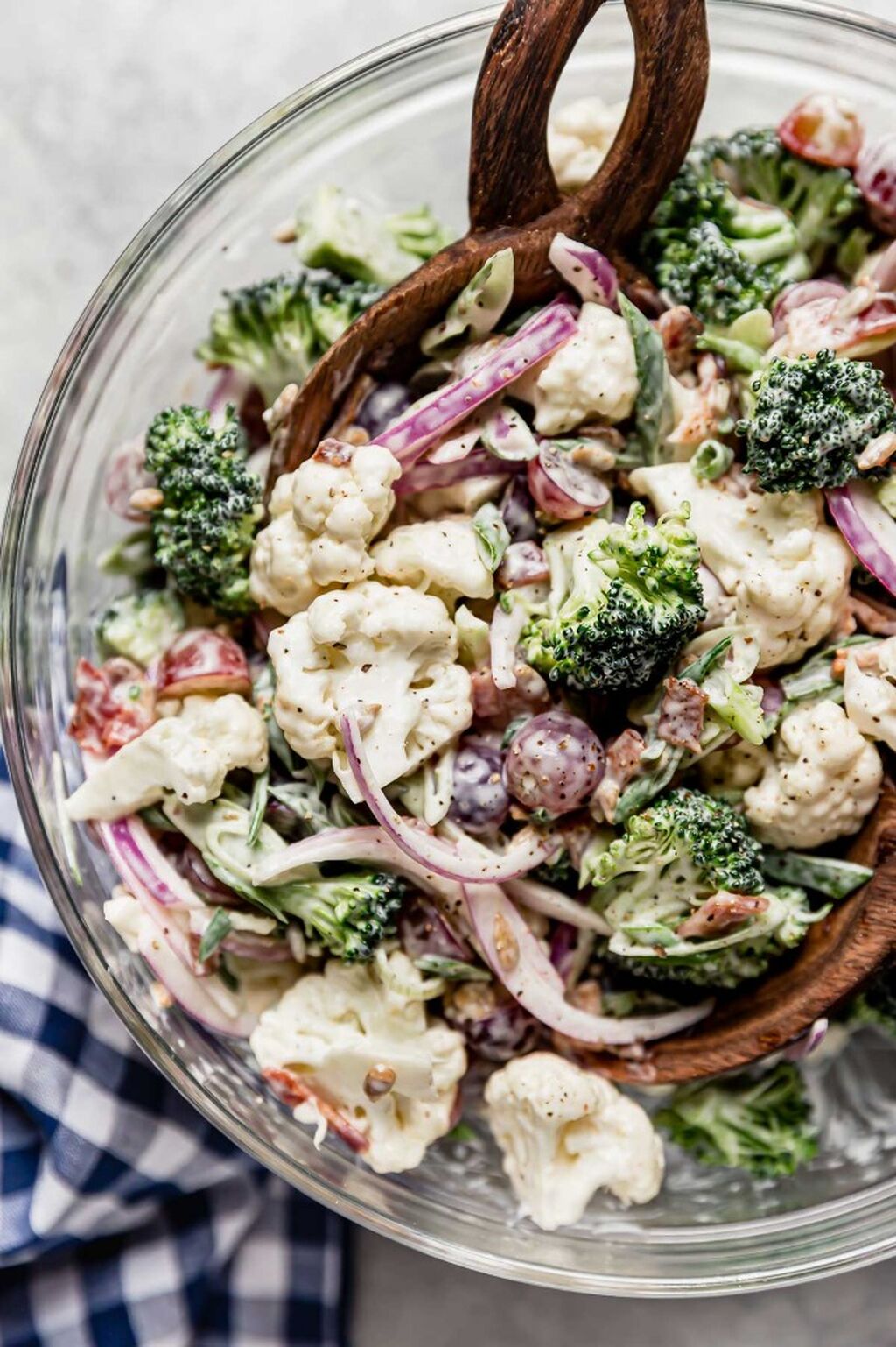 Broccoli Cauliflower Salad