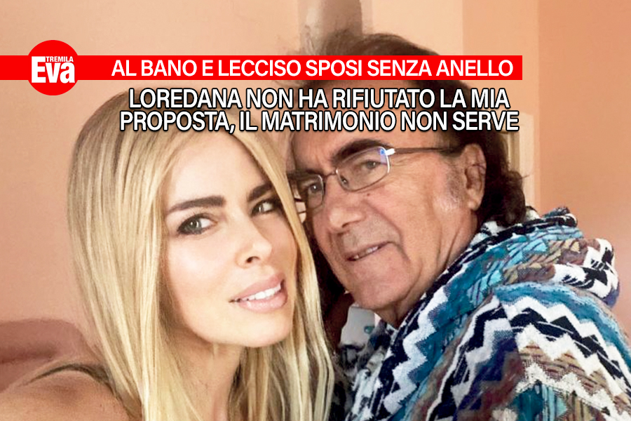 Al Bano e Loredana Lecciso sposati ma senza fede al dito: &laquo;La nostra decisione di non sposarsi &egrave; una scelta comune. Nella vita siamo marito e moglie da 24 anni ma per scaramanzia non lo abbiamo mai formalizzato&raquo; - Eva3000