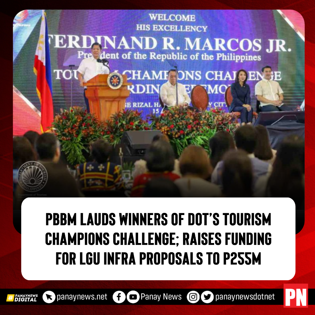 PBBM lauds winners of DOT&rsquo;s Tourism Champions Challenge; raises funding for LGU infra proposals to P255M