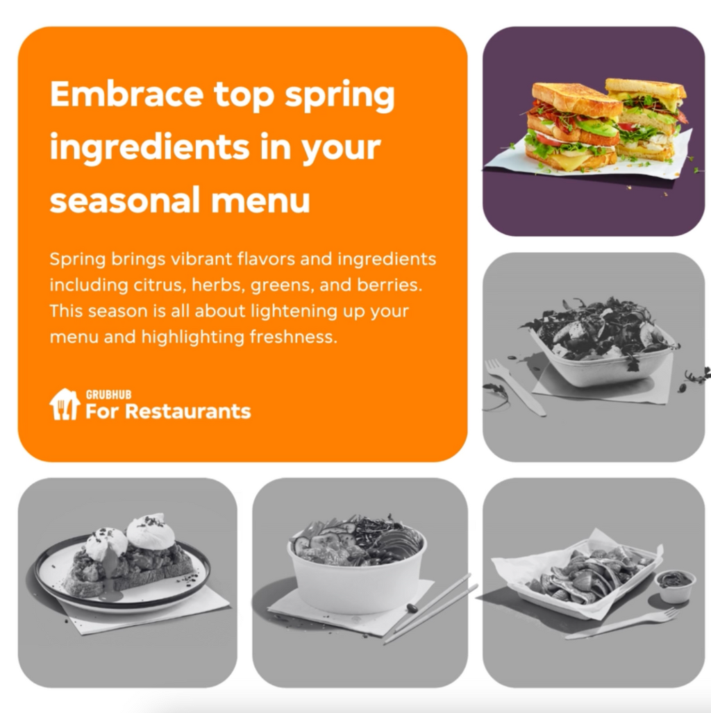 Spring Menu