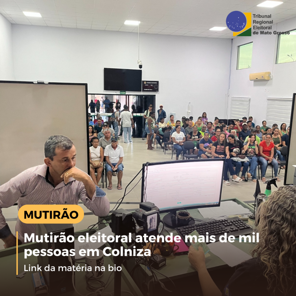 Mutir&atilde;o eleitoral atende mais de mil pessoas em Colniza