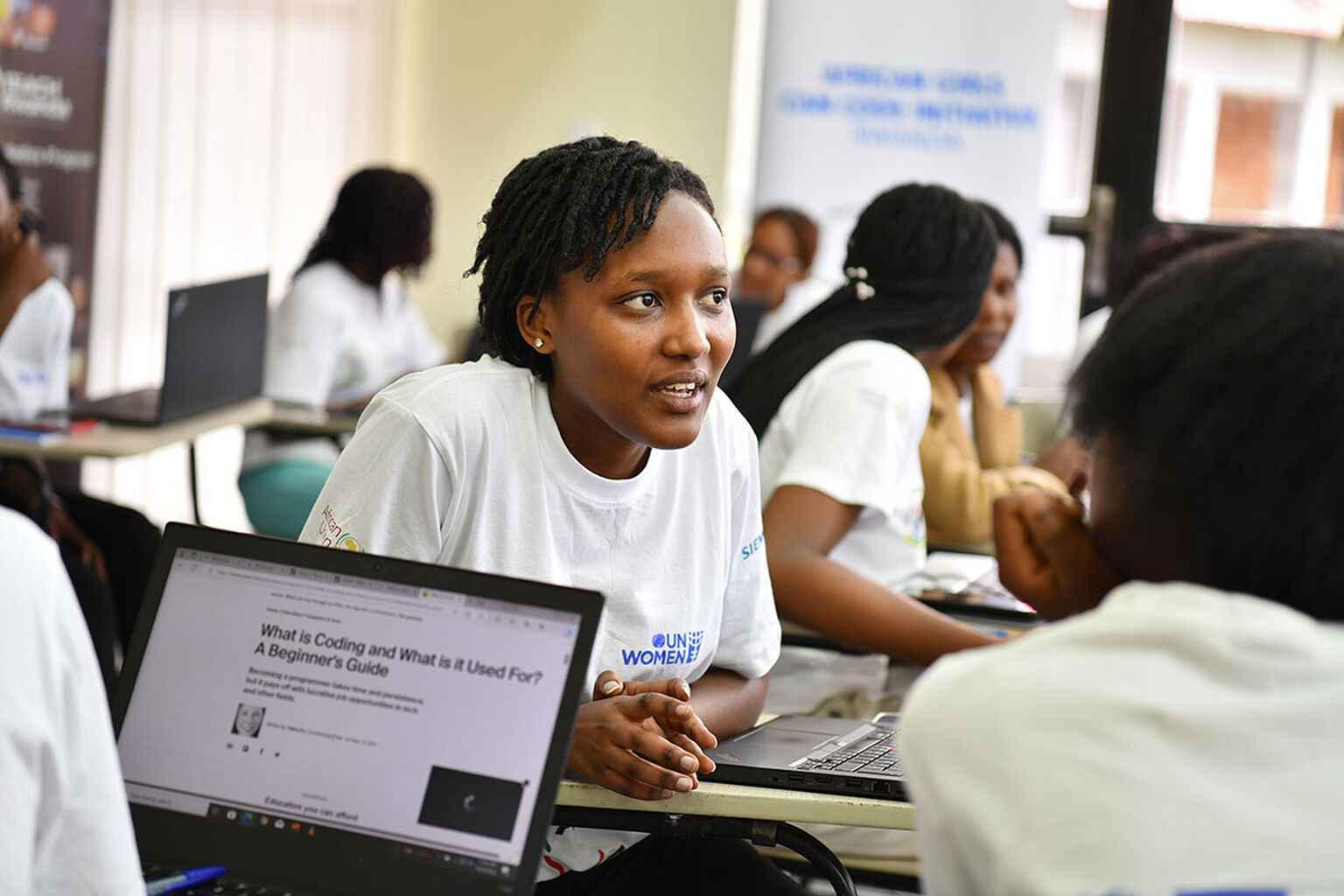 Girls who can code and break stereotypes: an interview with Natacha Sangwa