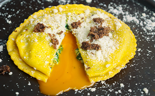 Egg Yolk Ravioli