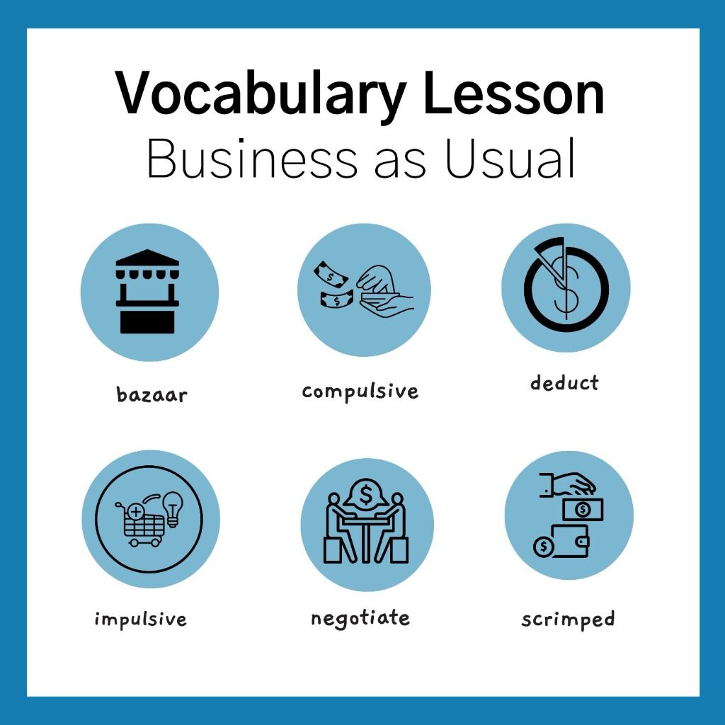 Vocabulary Lesson: Business as Usual