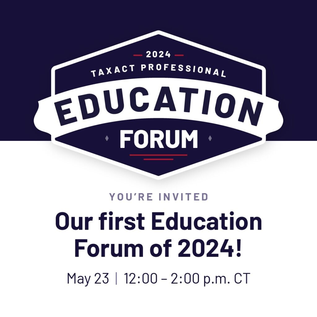 Register for May 2024 Education Forum!
