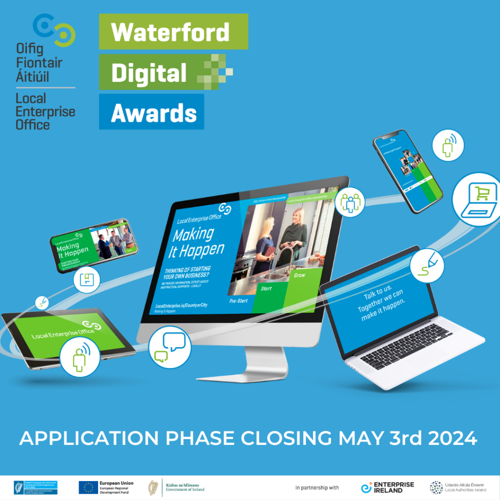 Waterford Digital Awards 2024 - ENTER NOW