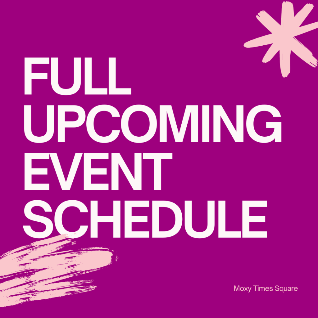 Full Upcoming Event Schedule
