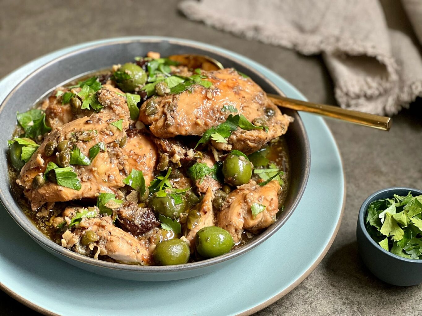Slow Cooker Chicken Marbella - Mom's Kitchen Handbook