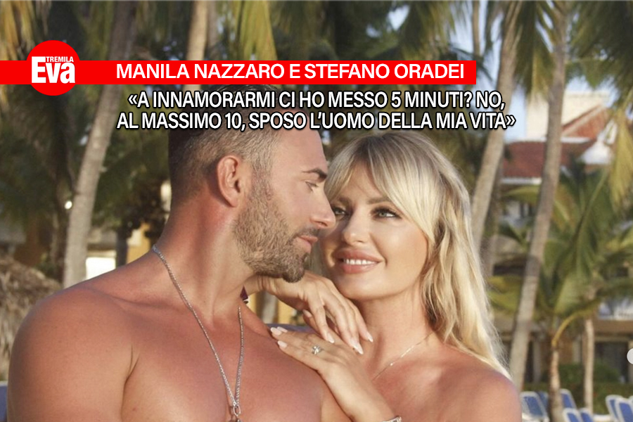 Manila Nazzaro sposa Oradei e a 46 anni sogna un figlio