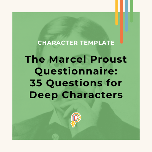 Marcel Proust Character Template 