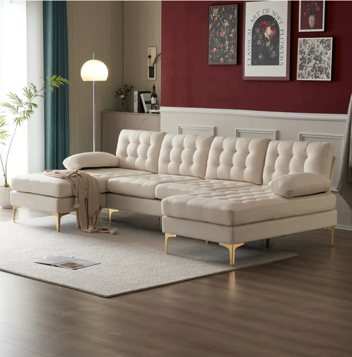 Silber 3 - Piece Upholstered Sectional $590 reg $690