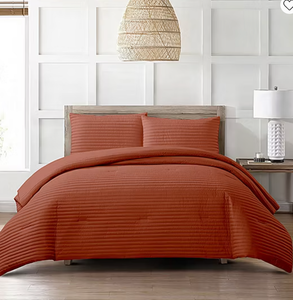 3 pc lightweight comforter set use code YOURHOME - QUEEN $27 KING- $30 (several color options)