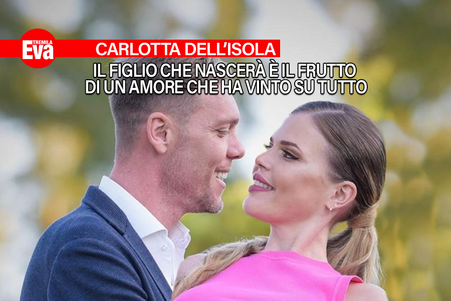 Carlotta Dell'Isola e Nello genitori dopo tanta depressione