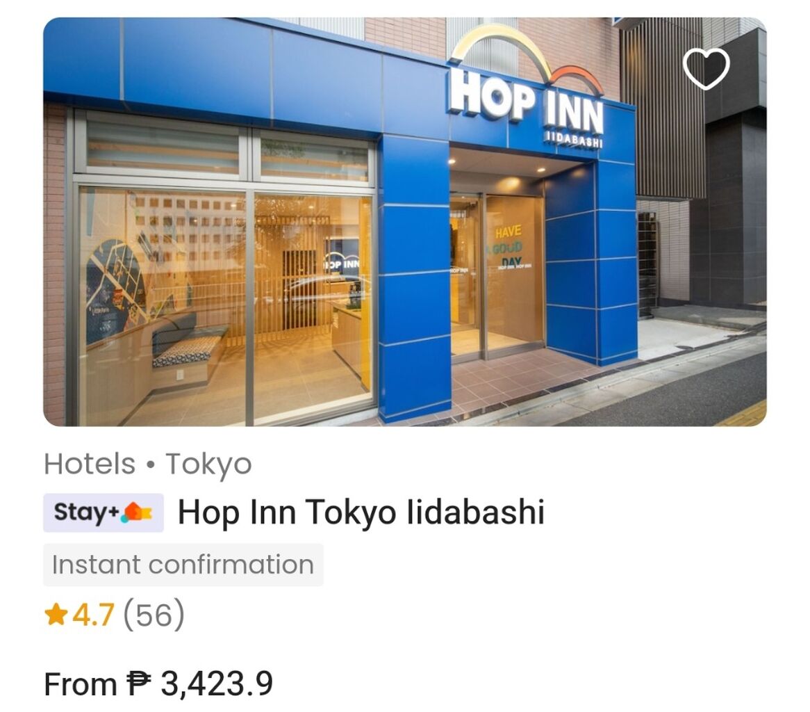 Hop Inn Hotel Iidabashi [TOKYO]