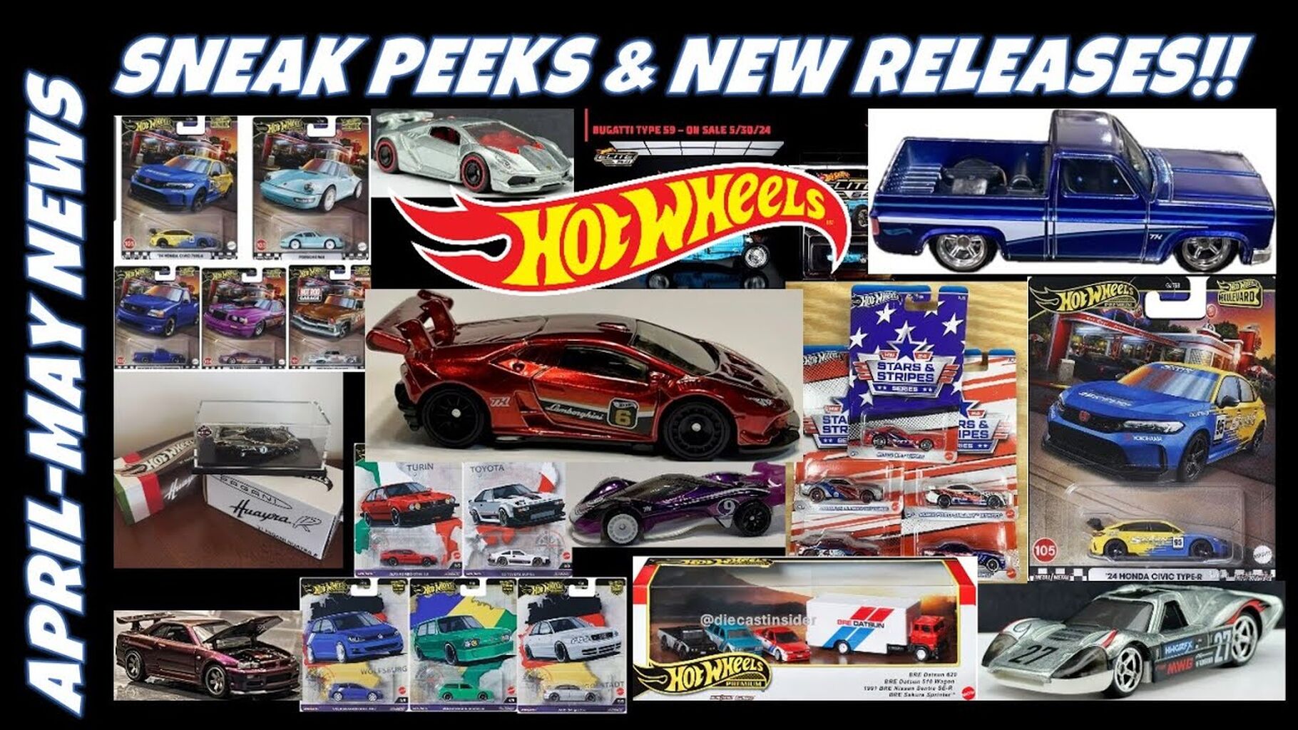 HOT WHEELS SNEAK PEEKS! April-May News & Upcoming Releases #fyp