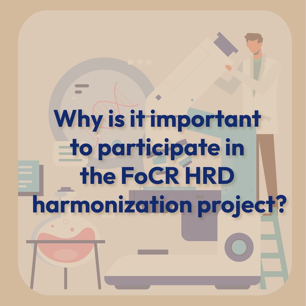 Why is it important to participate in the FoCR HRD harmonization project?
