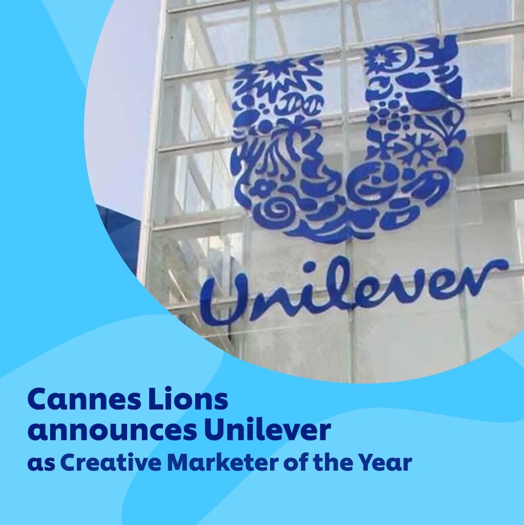 Cannes Lions announces Unilever as 2024 Creative Marketer of the Year