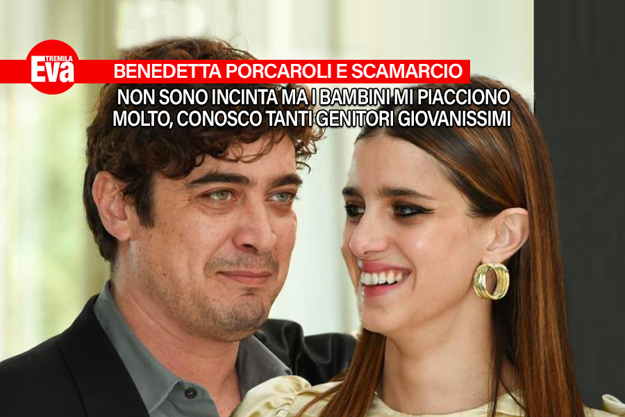 La Porcaroli sfida Scamarcio: &laquo;non aspetto ma amo i bambini&raquo;