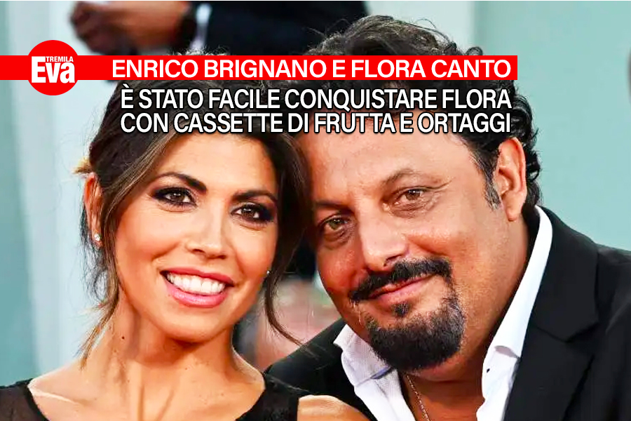 Enrico Brignano racconta come ha conquistato Flora Canto