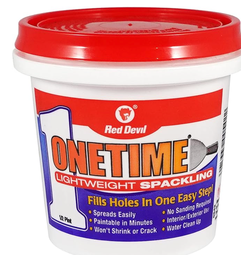 8oz lightweight Spackle (wall repair) $2.98