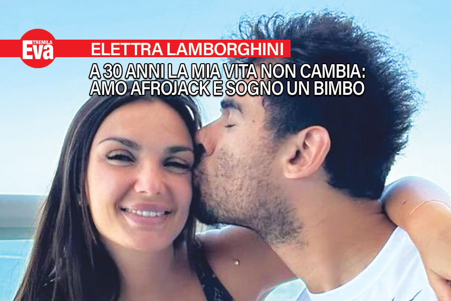 I 30 anni di Elettra Lamborghini sempre accanto ad Afrojack