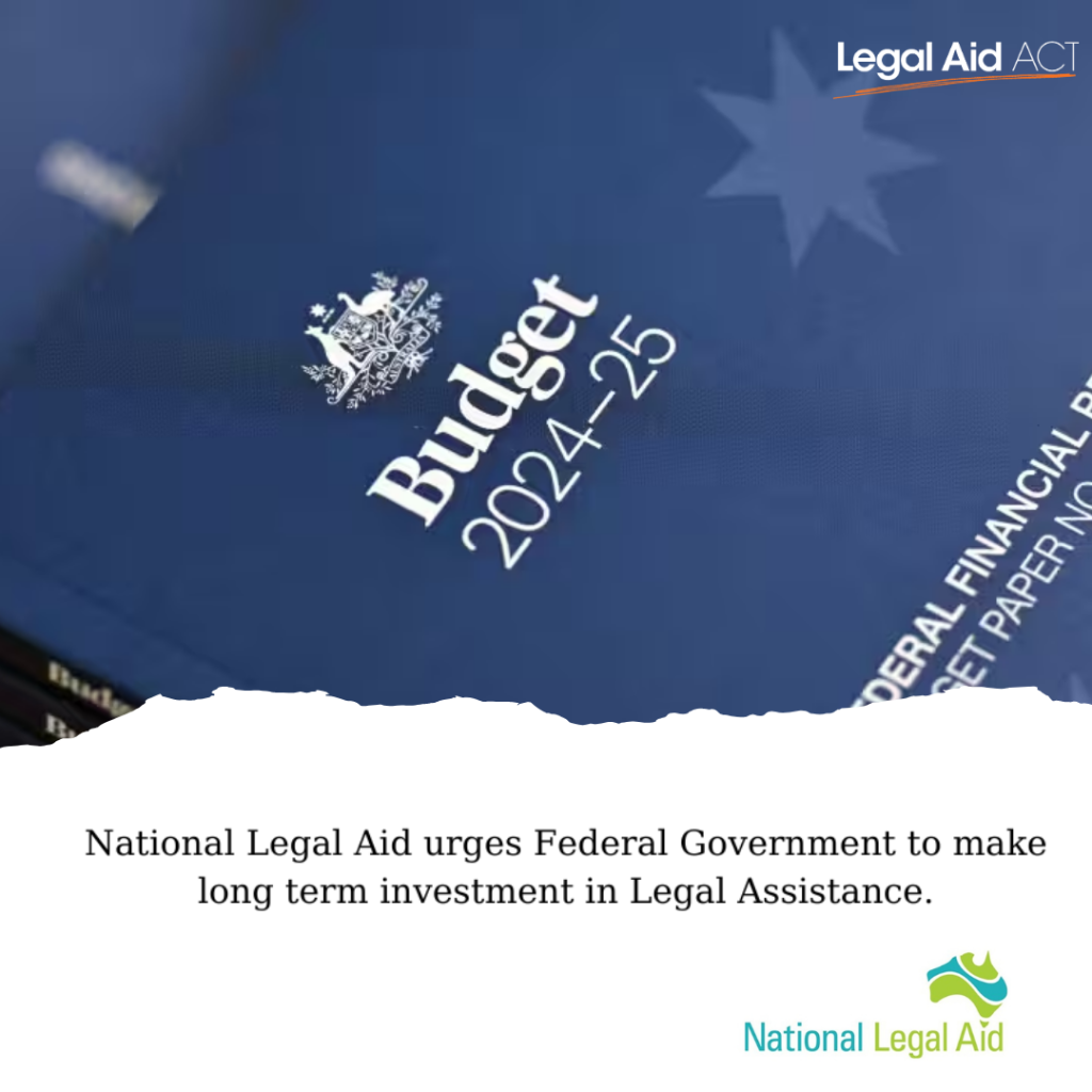 News: National Legal Aid Federal Budget Statement