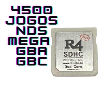 CART&Atilde;O R4 para DS/3DS (cupom HLSHSRL)