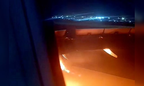 Air India Express makes emergency landing at Bengaluru due to fire in an engine