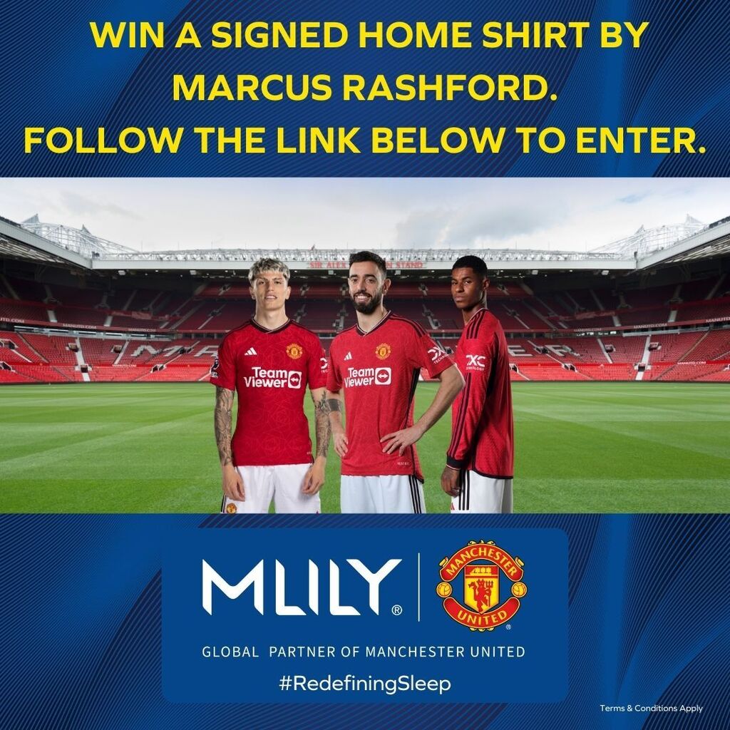 Win a signed home shirt by Rashford