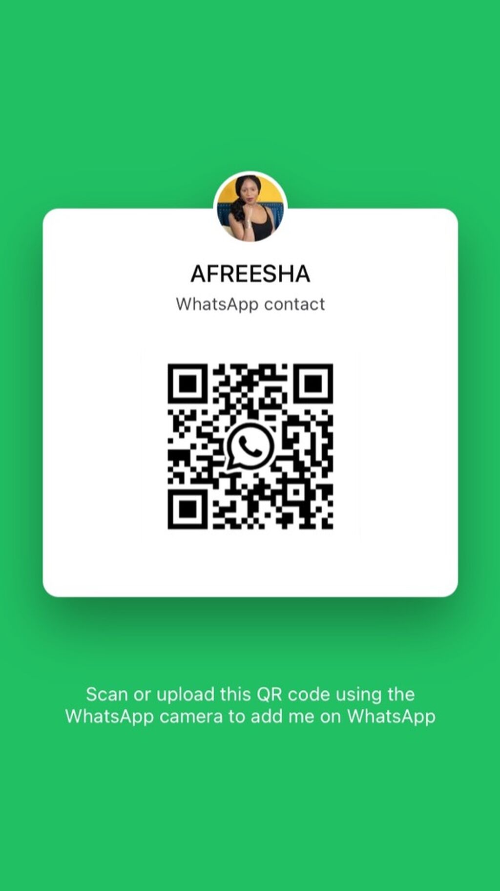 WhatsApp - Afreesha