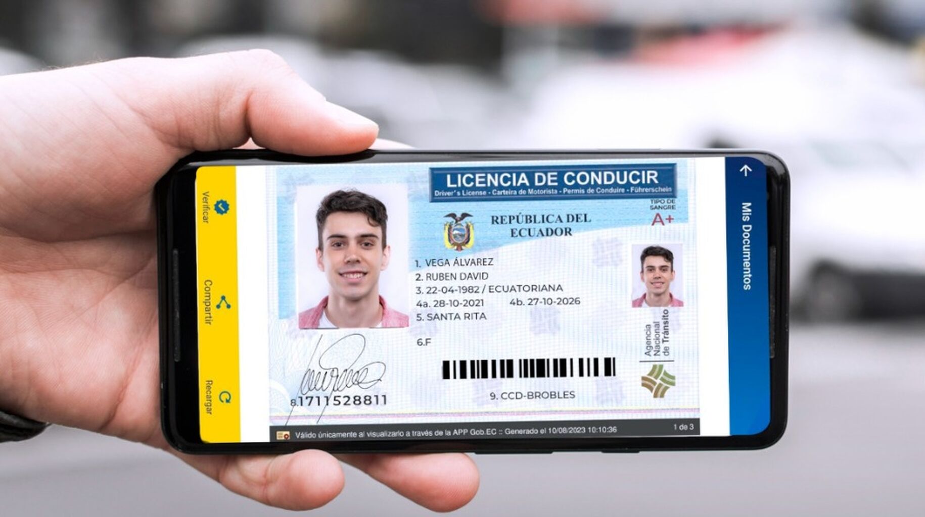 Descarga tu licencia digital