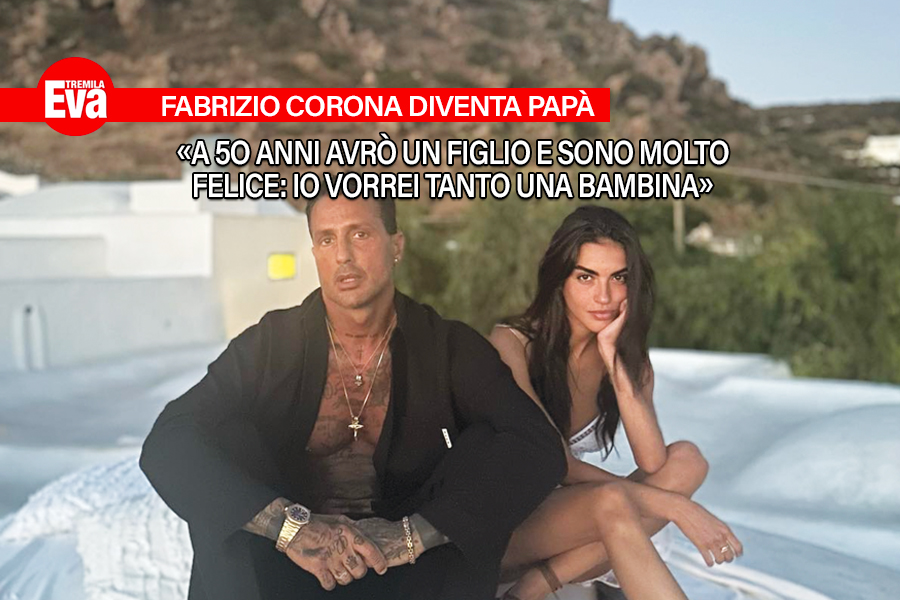 Fabrizio Corona aspetta un figlio: &laquo;vorrei tanto una bambina&raquo;
