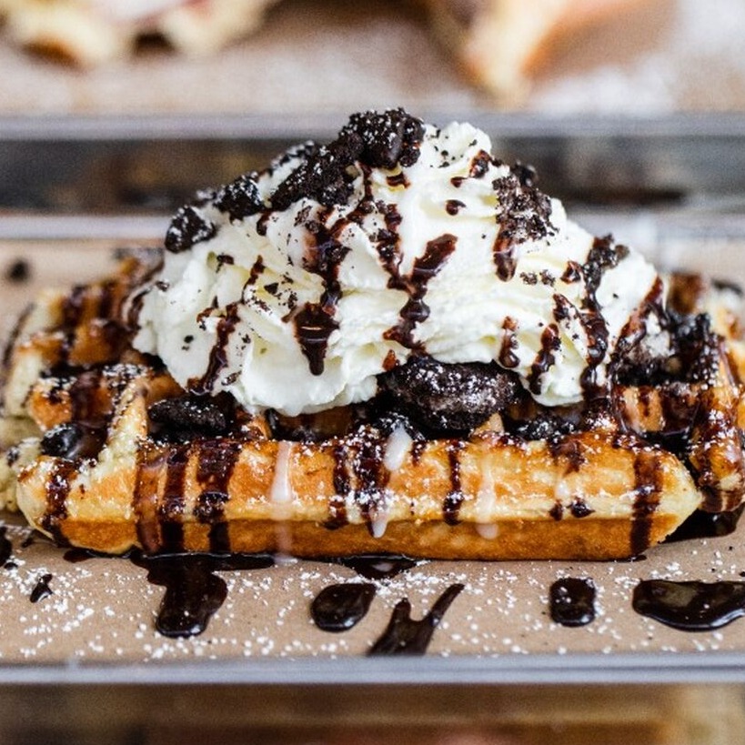 Press Waffle Co. + Starbucks