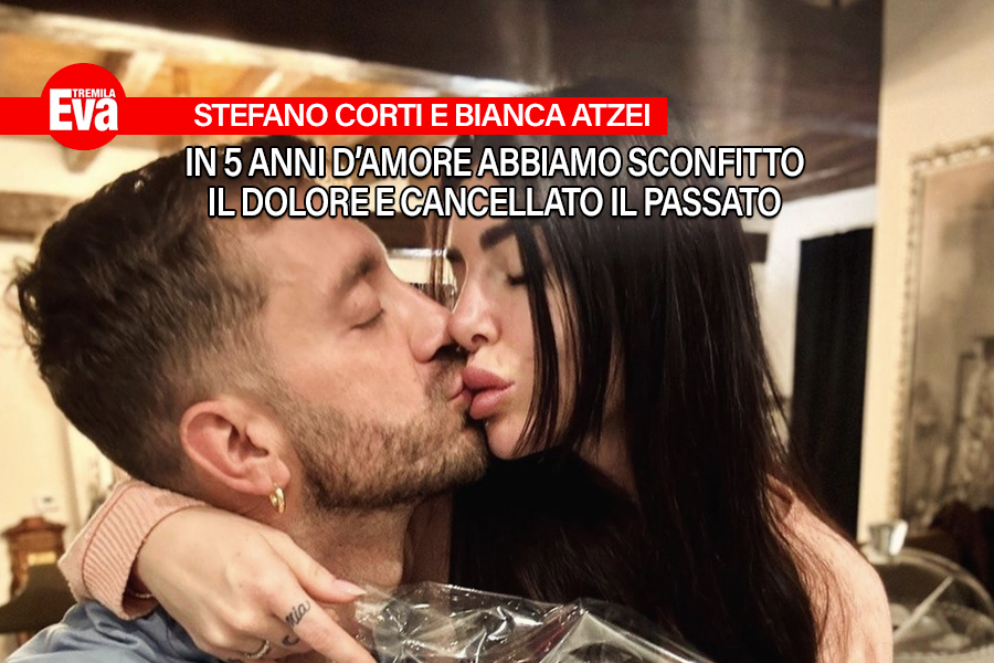 I 5 anni di amore di Bianca Atzei e la Iena Stefano Corti