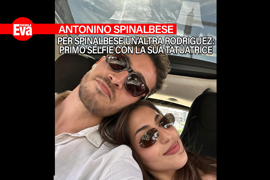 Antonino Spinalbese: selfie con la Rodriguez, ma non &egrave; Belen