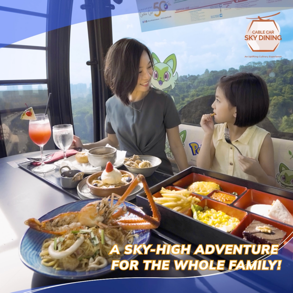 Cable car sky dining