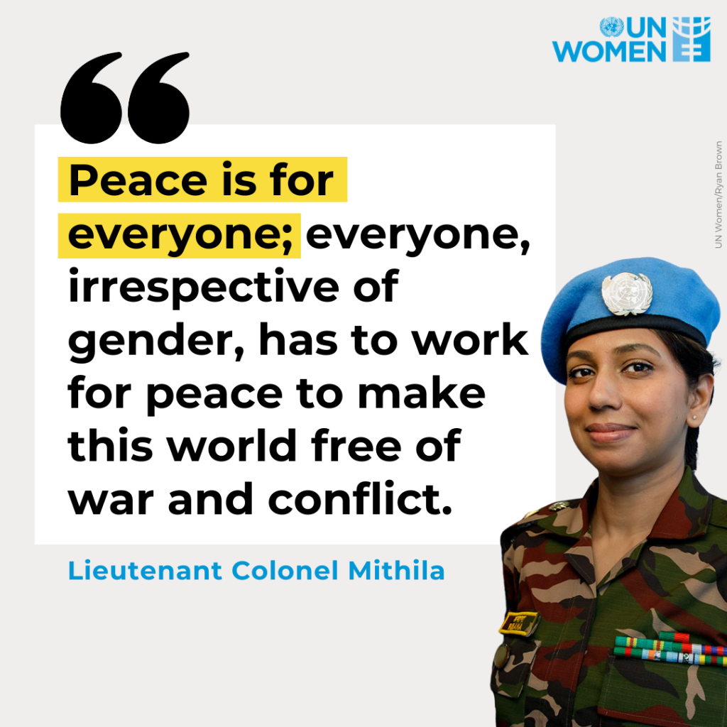 &lsquo;Women peacekeepers are stronger than you think&rsquo; &ndash; Interview with Lieutenant Colonel Rubana Nowshin Mithila