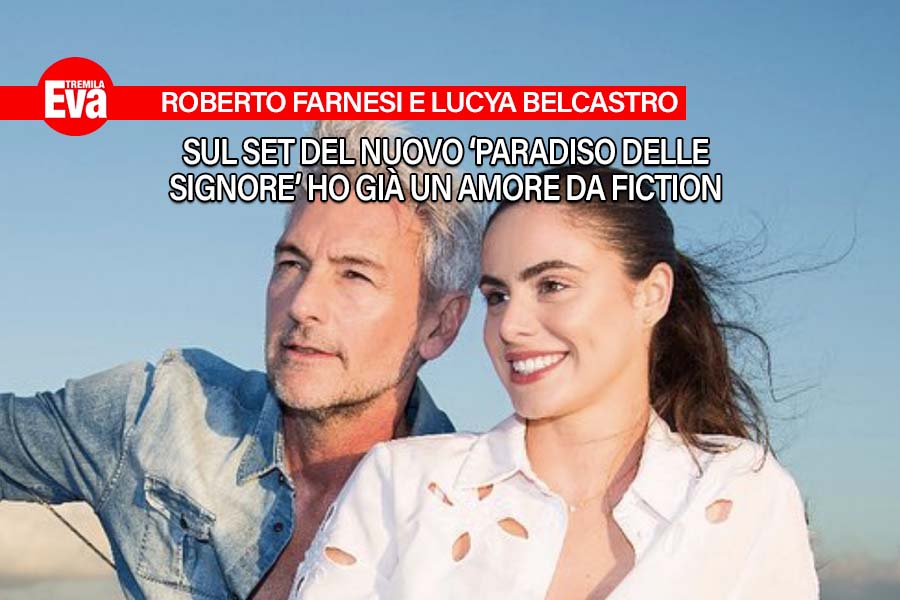 Roberto Farnesi con Lucya Belcastro e baby Mia &egrave; in Paradiso