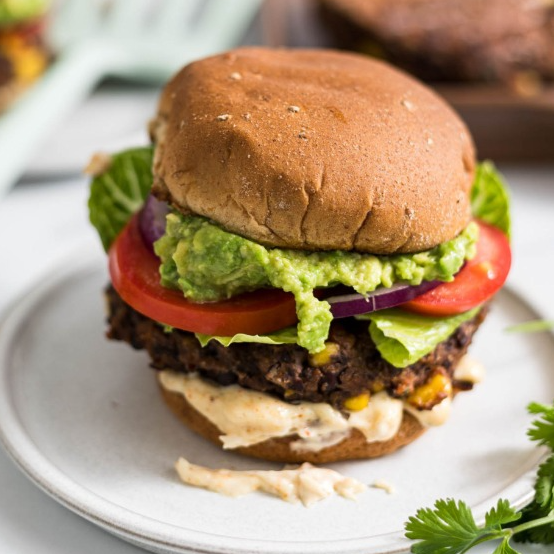 Southwestern Black Bean Burgers