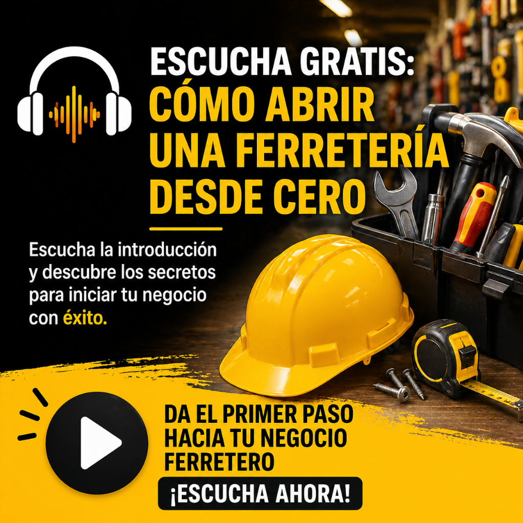🎧 Escucha Gratis: C&oacute;mo Abrir una Ferreter&iacute;a